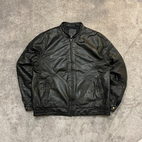 Echt leder biker - leder., leather