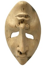 Carved Wood Balinese Double