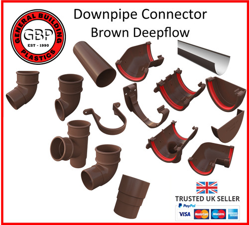 Deepflow brown gutter - brown,