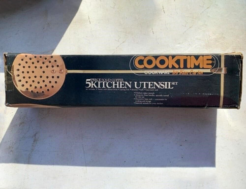 1980s vintage copper cooktime - copper,