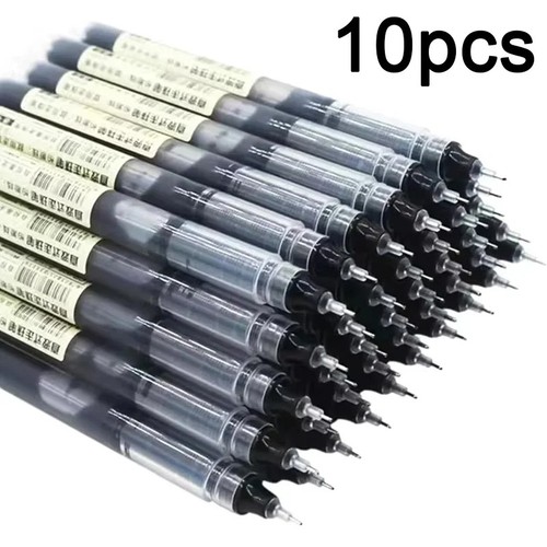 Black gel pens - 10,