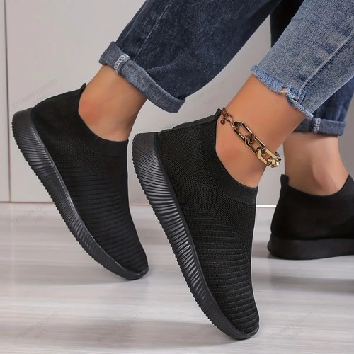 Womens slip trainers - slip, on
