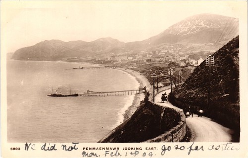 Penmaenmawr wales looking east - penmaenmawr,