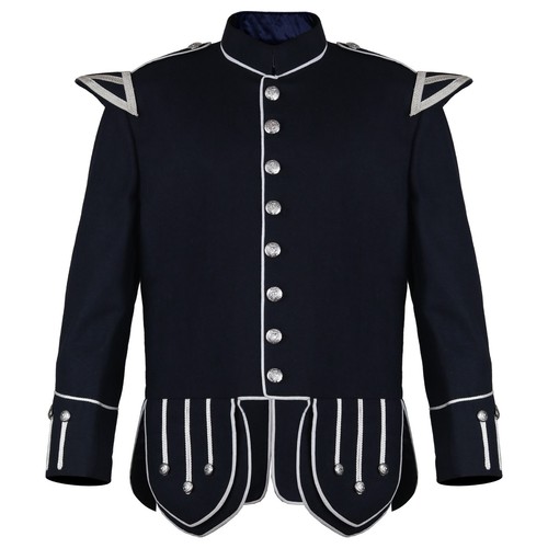 Scottish black doublet kilt - black,