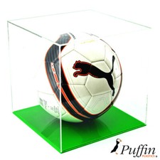 Football Display Case - Green base