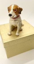 NEW Brown Dog Enamel Keepsake