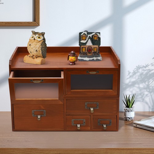 Desktop storage cabinet with - storage,