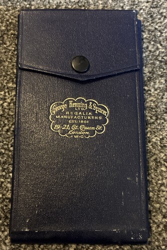 Vintage masonic medal holder - vintage,