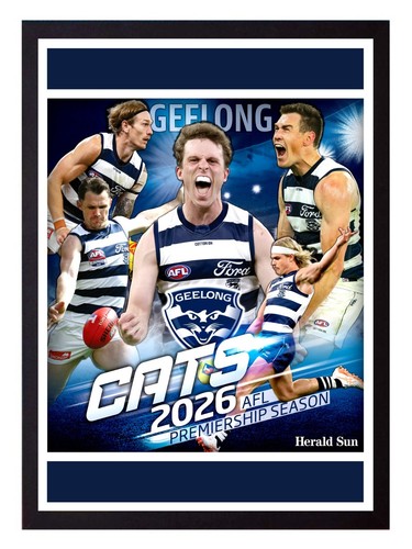 Framed 2026 geelong - cats, afl