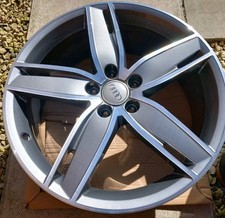 AUDI S3 / RS3 8V 19" ALLOY WHEEL RIM  X1 DIAMOND CUT 8J  8V0601025AS ( Genuine )