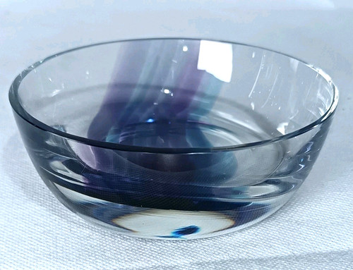 Studio art glass - glass, ashtray
