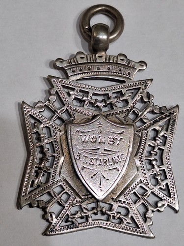 Sterling silver large pocket - large,
