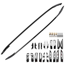 Black Extended Roof Rails Top