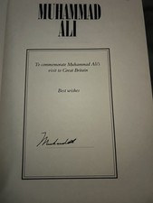 Muhammad Ali His Life And Times Signed By Muhammad Ali & Thomas Hauser Hardcover