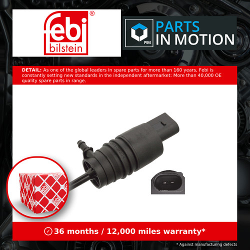 Washer pump fits audi - washer, 1.8