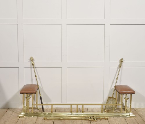 Brass and leather club - brass,