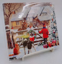 RSPCA HHB Charity Christmas Cards Pack of 10 Donkey And Friends Design