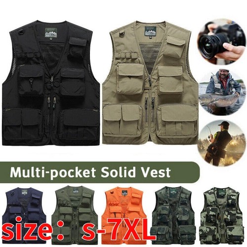 Men cargo multi pockets - men, vest