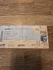 Austria V England World Cup Qualifier Match Ticket 4th Sept 2004. Mint Condition