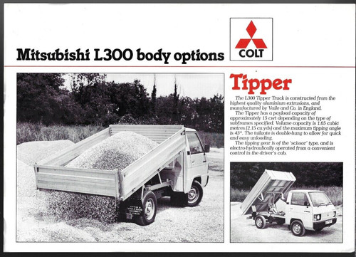 Mitsubishi colt l300 tipper - colt,