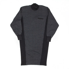 Vintage TRANSIT PAR-SUCH Womens Shoulder Pads Dress Grey 80s Long Sleeve UK 14