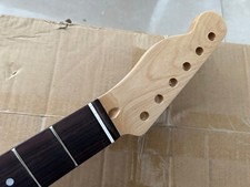 Reverse headstock Maple Matte Guitar Neck 22 fret Rosewood Fretboard parts
