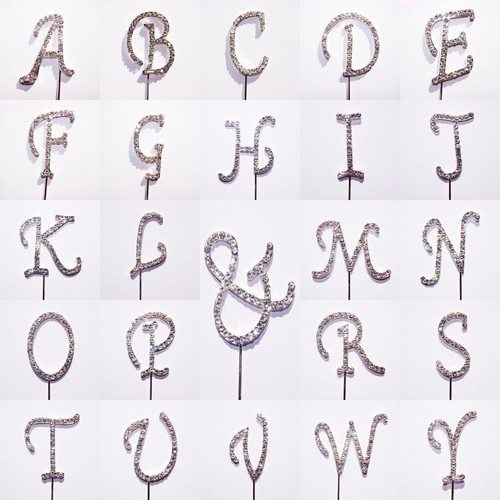 Diamante cake pick topper - diamante,