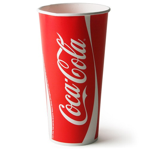 Coca cola paper - coca, 22oz