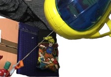 Captain Planet Figure, Eco Cruiser And Modern Day Captain Planet Sock Unisex 