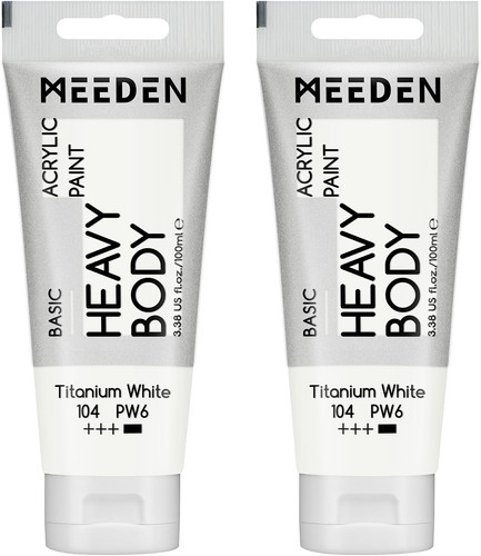 Titanium white acrylic paint - titanium,