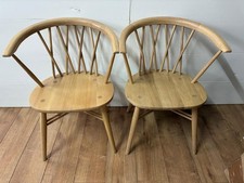 2x ercol for John Lewis Shalstone Dining Armchair, Oak R:6 RRP £658