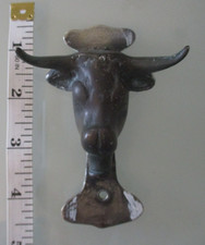 Solid Brass Bulls head door