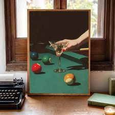 Vintage Lucky 8 Ball Cocktail