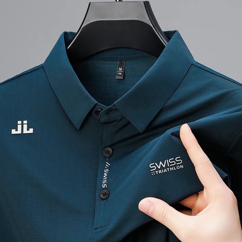 Men polo shirt short - short, sleeve