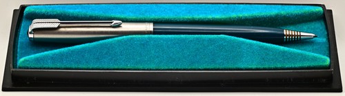 Cased 1960 parker 61 teal - cased, 1960/70's