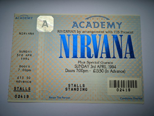 Nirvana utero concert - -,