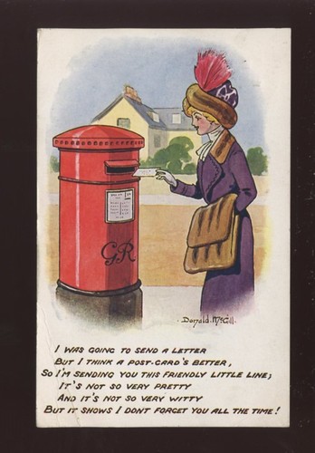 Royal mail pillar post box - post,