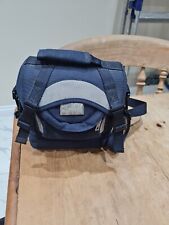 Antler Large Camera Camcorder Carry Case Bag Blue Video DSLR includes cables