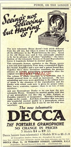 Advert for decca - advert,