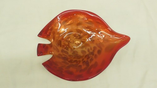 Italian art glass fish - italian, shaped