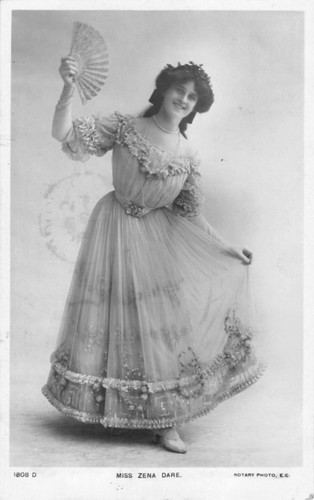 Postcard edwardian actress - postcard,