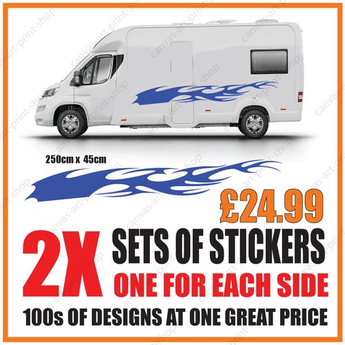 Motorhome graphics caravan - motorhome,