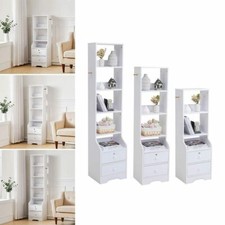 Tall Slim Drawer Shelf Rack