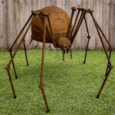 Rusty Metal Garden Spider