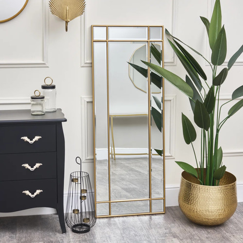 Gold framed art - gold, deco