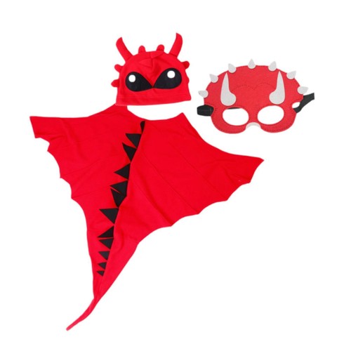 3pcs dino cape with - cape, mask