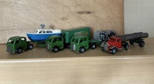 Minic Tri-ang Set Of 4 articulated Lorries. All Clockwork Mechanisms Work.