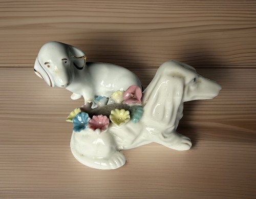 Vintage ceramic dachshund pin - dachshund,