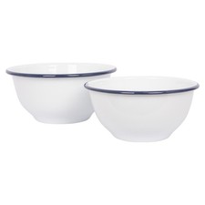 2 Pack White Enamel Mixing