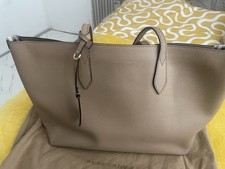 Burberry Reversible Medium Leather Tote Bag